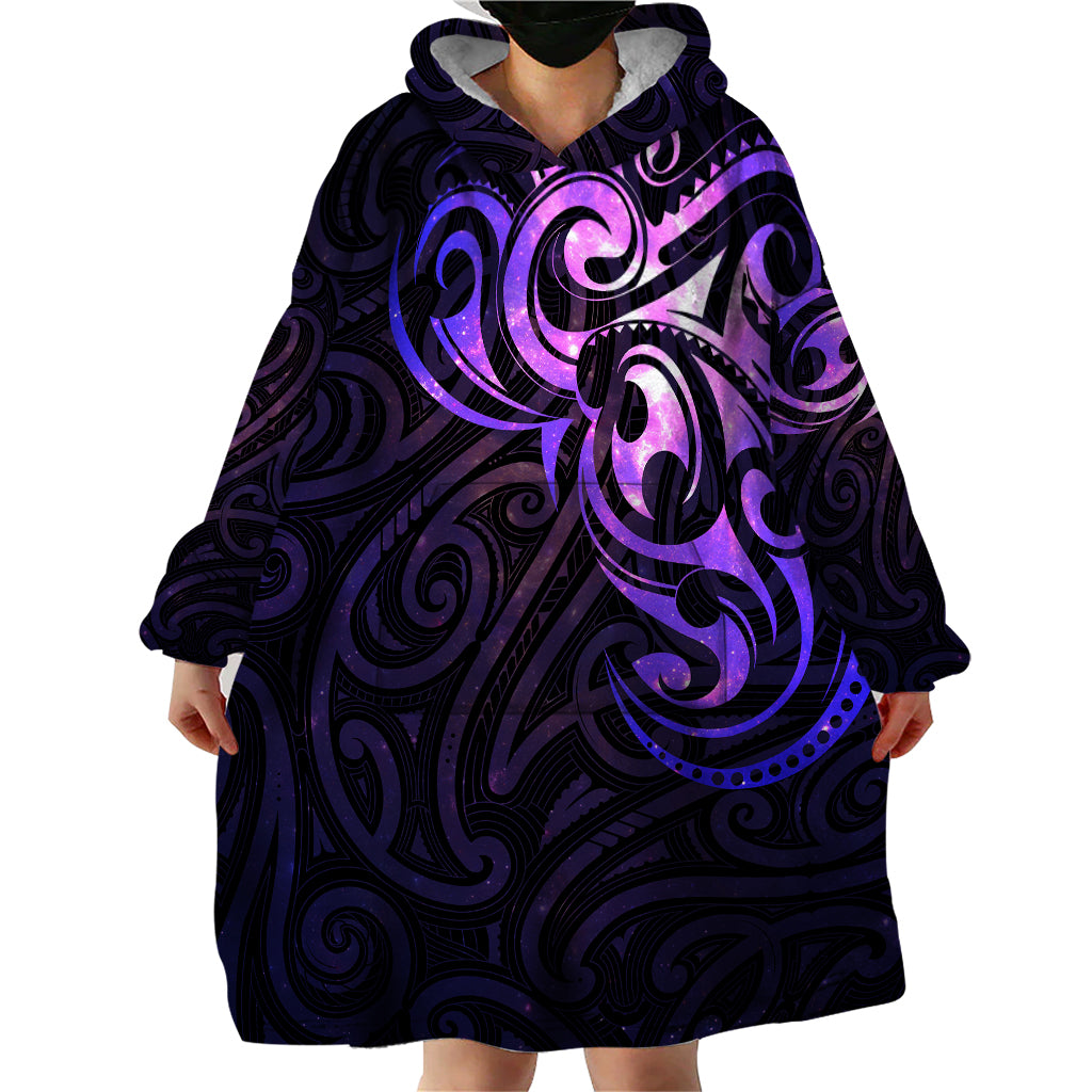 new-zealand-wearable-blanket-hoodie-maori-matariki-galaxy-sky-purple