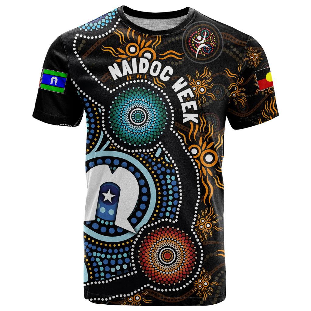 NAIDOC Week 2024 Aussie Aboriginal T Shirt Sparks of Fire
