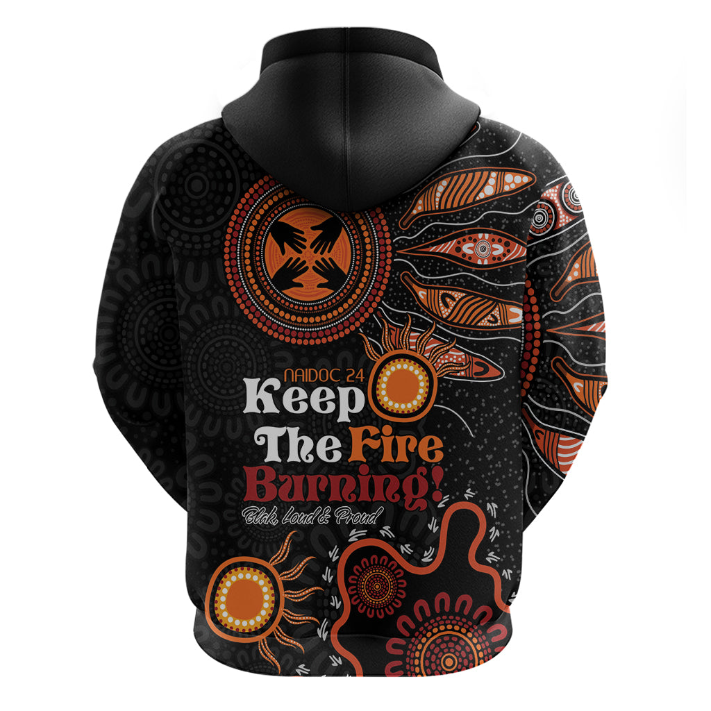 Australia NAIDOC 2024 Hoodie Keep the Fire Burning Aboriginal Art