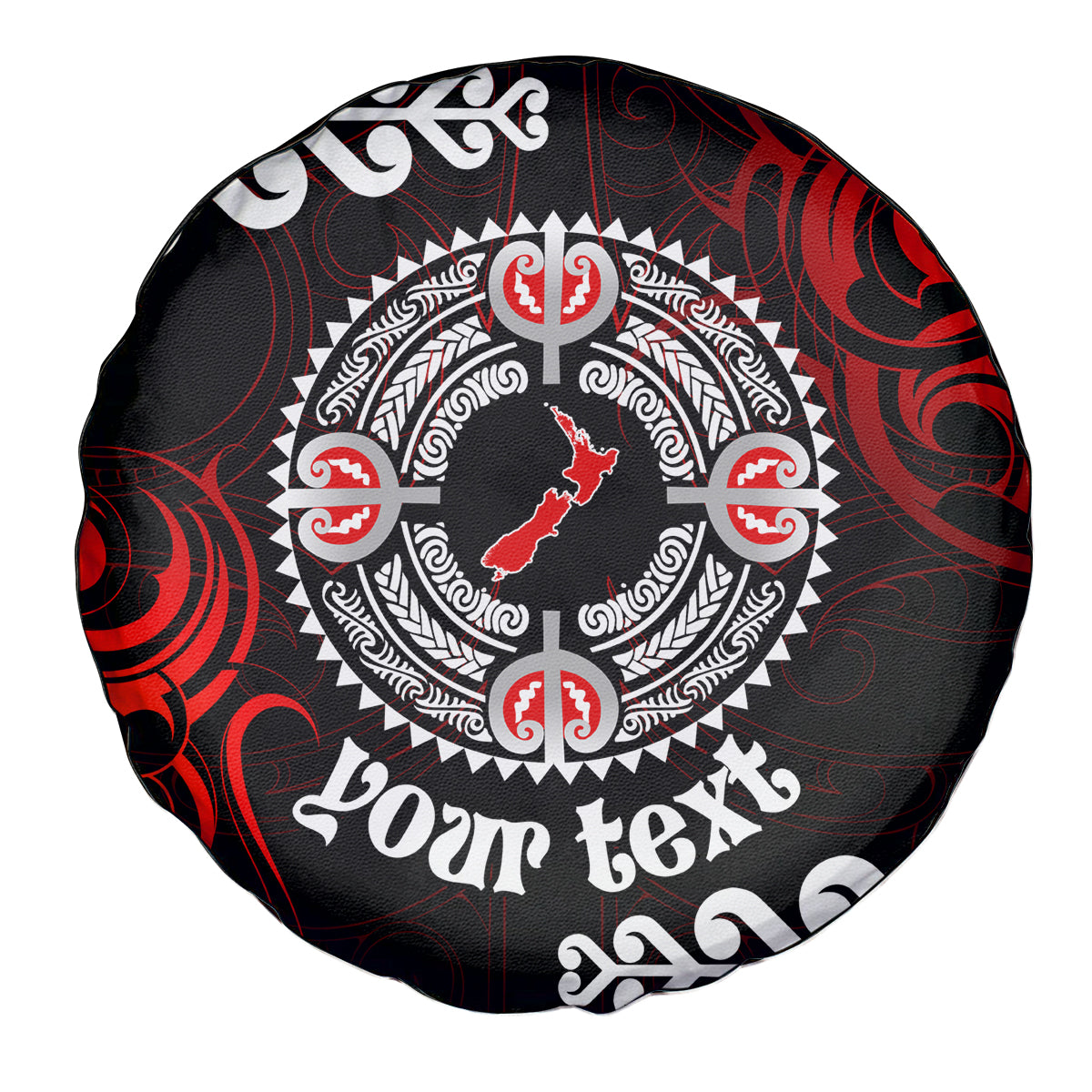 New Zealand Waitangi Day Personalised Spare Tire Cover Aotearoa Te Ra O Waitangi With Maori Tattoo