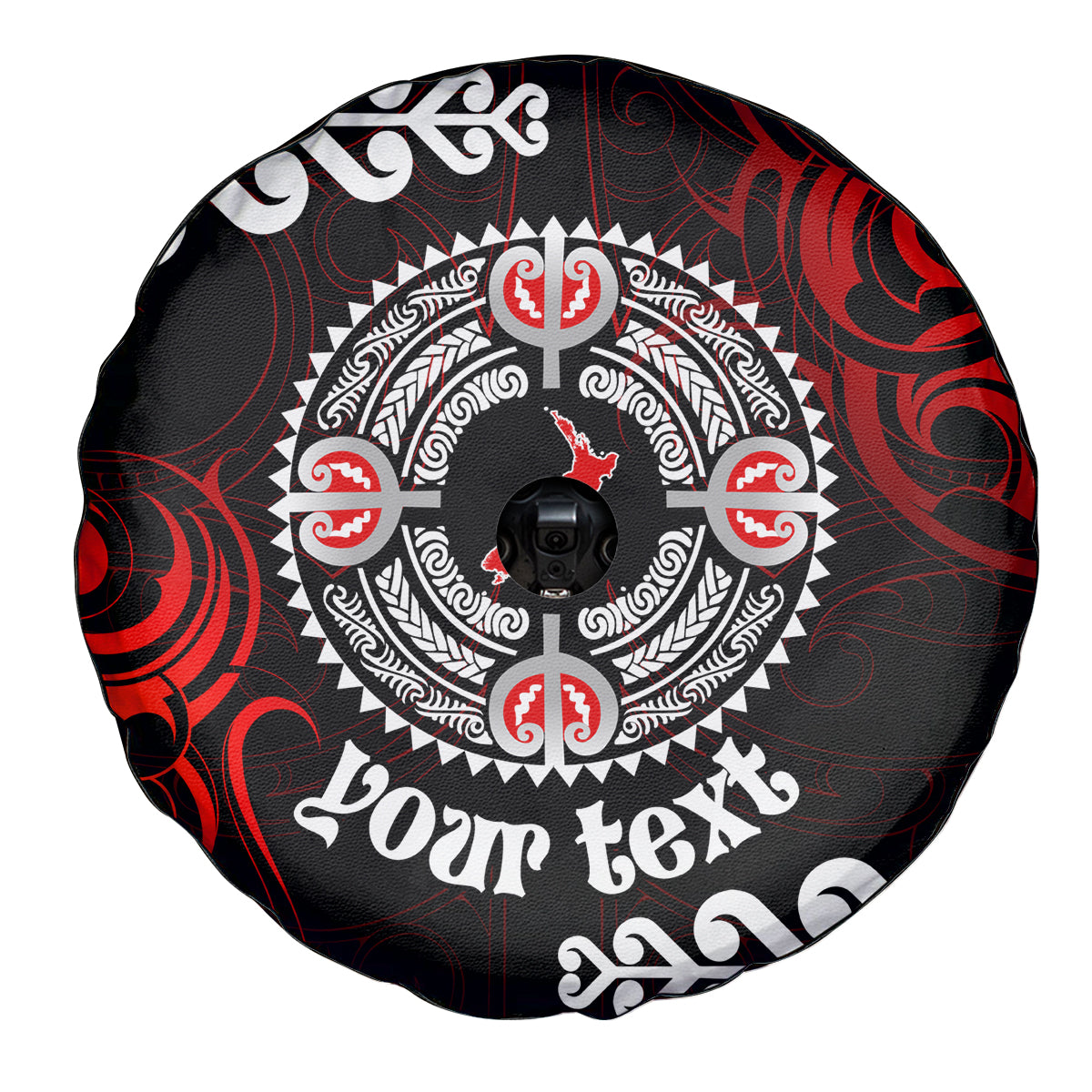 New Zealand Waitangi Day Personalised Spare Tire Cover Aotearoa Te Ra O Waitangi With Maori Tattoo
