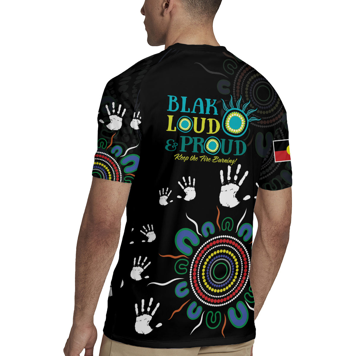 NAIDOC 2024 Indigenous Aboriginal Rugby Jersey The Fire Burns Forever