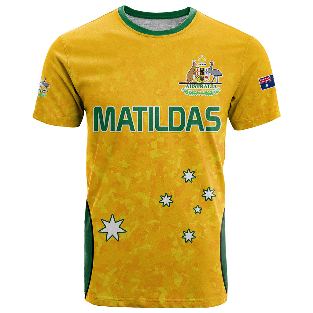 custom-text-and-number-australia-soccer-t-shirt-socceroos-with-kangaroo-matildas-2023