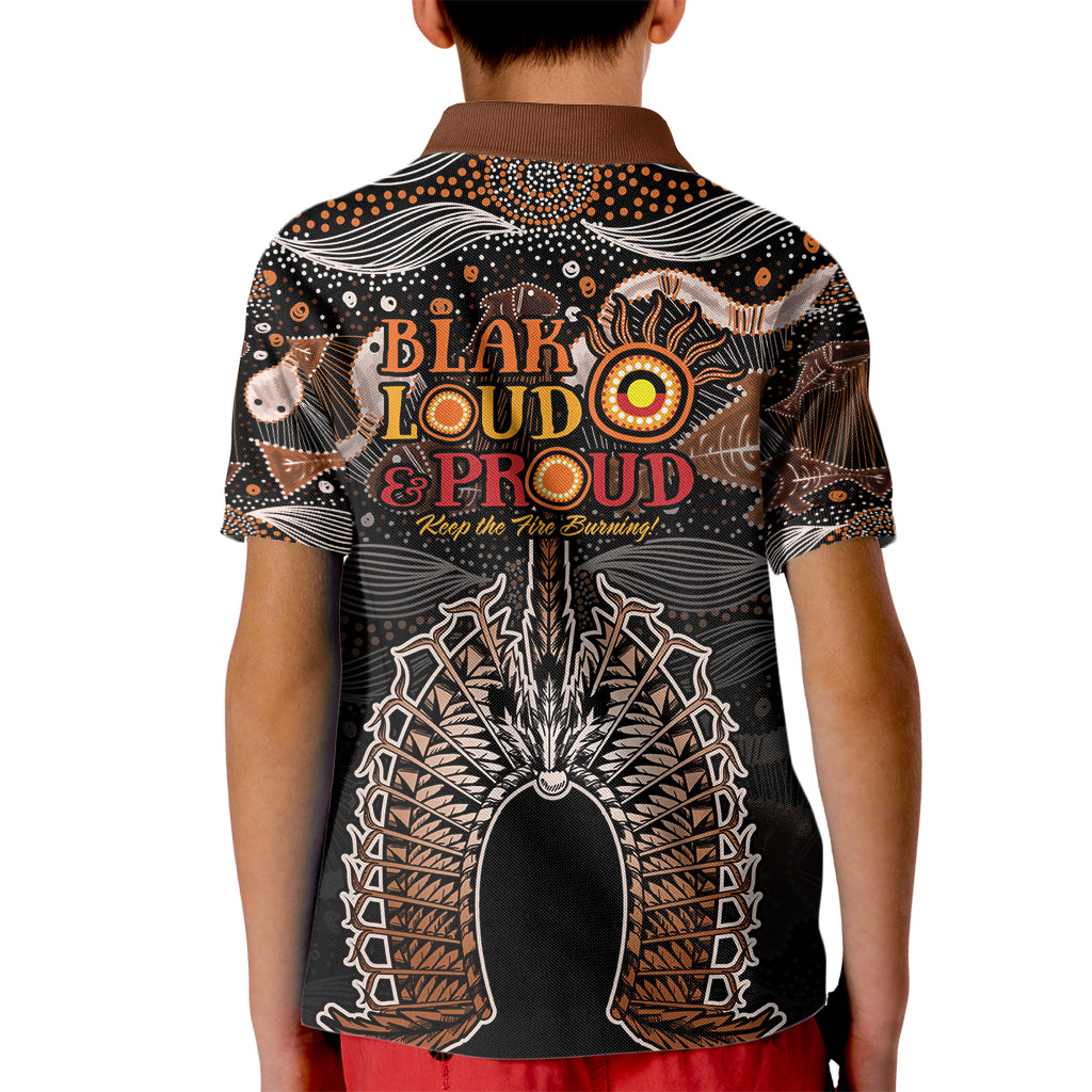 Torres Strait Islander NAIDOC 2024 Kid Polo Shirt Dhari Headdress Indigenous Cultural Spirit
