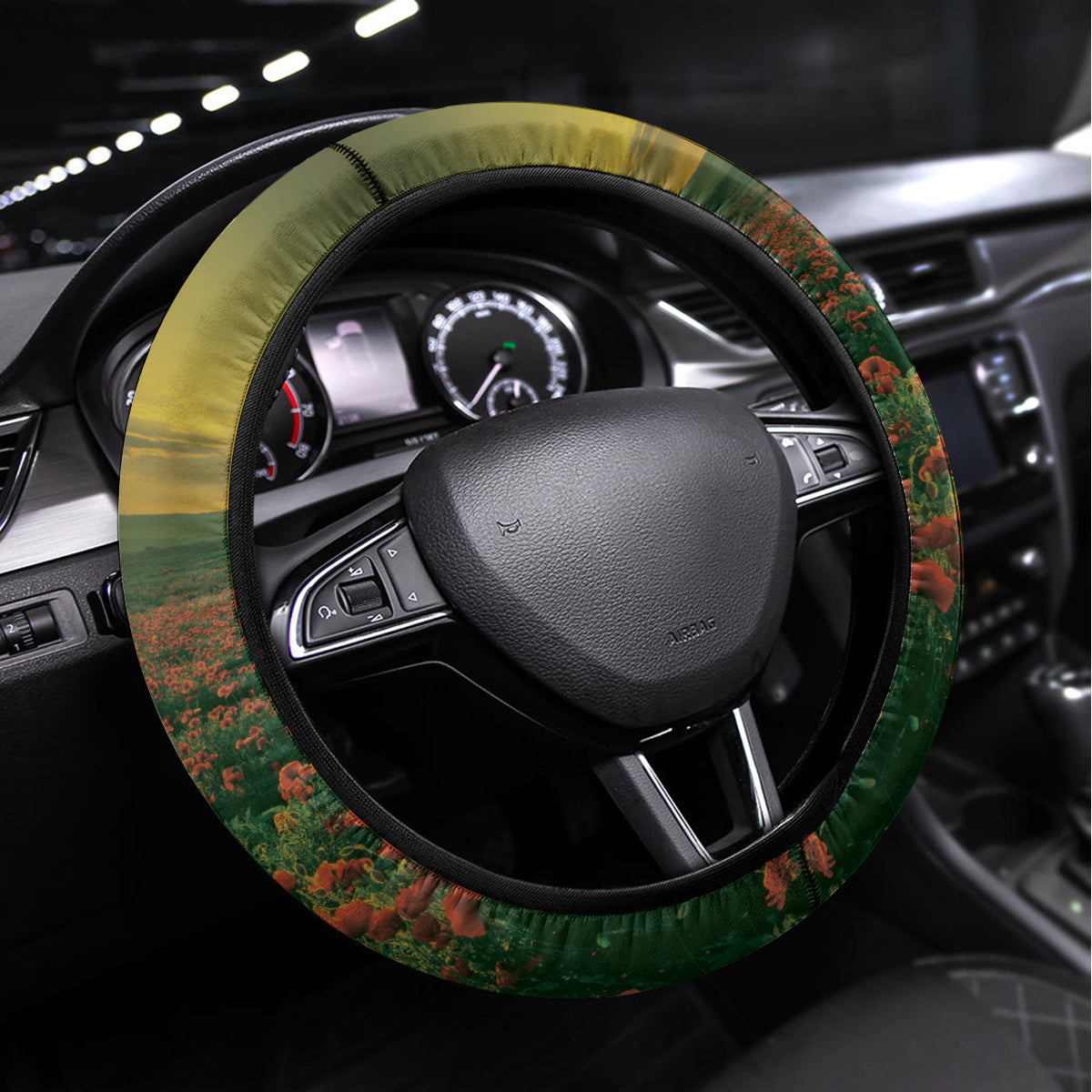 Australia Wallabies Rugby ANZAC Day Steering Wheel Cover 2024 Lest We Forget