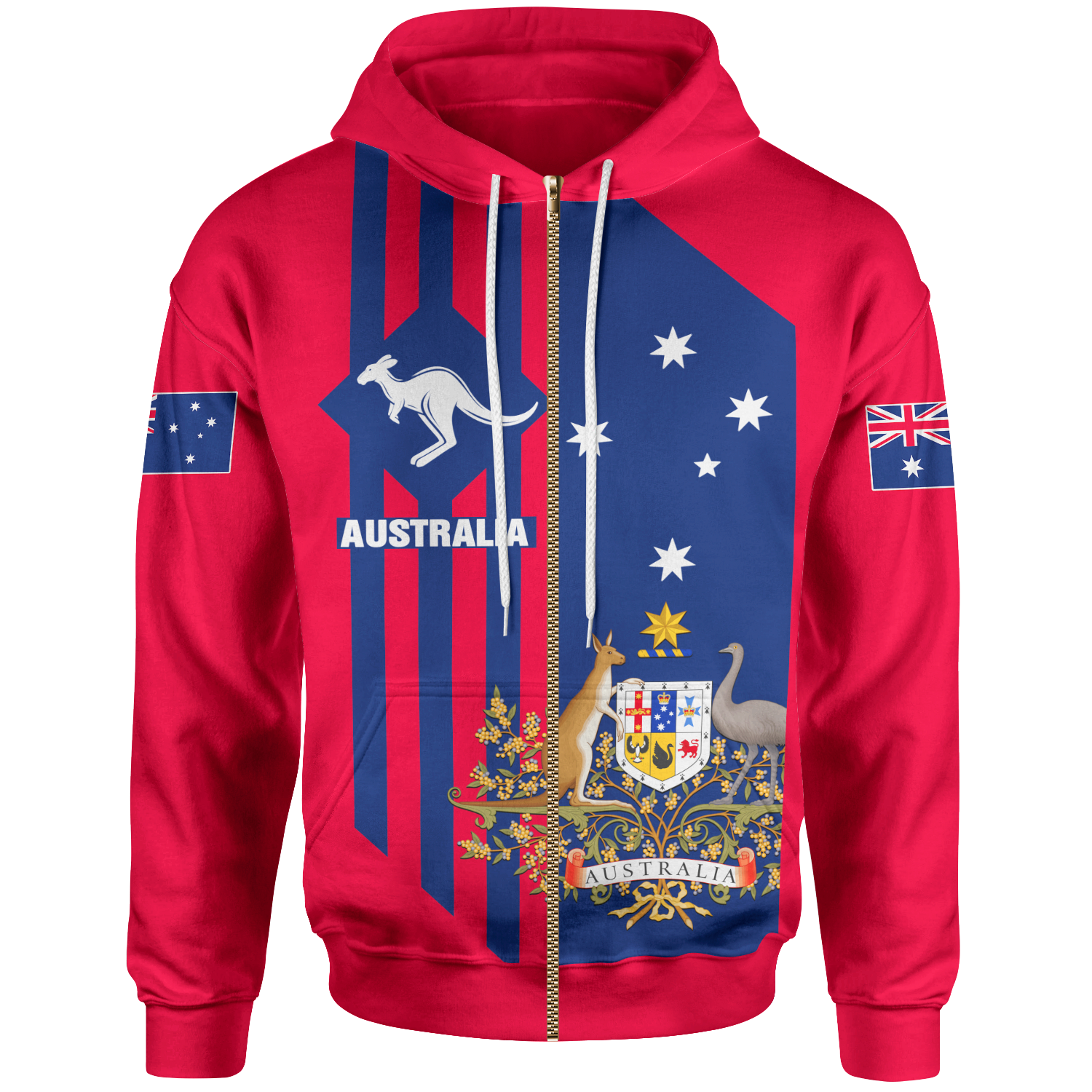 zip-up-hoodie-australia-kangaroo-sign