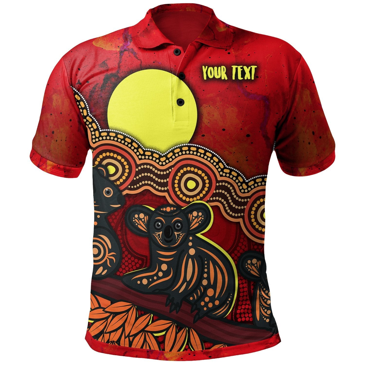 custom-text-aboriginal-polo-shirt-australian-indigenous-koala