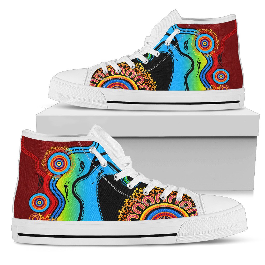 high-top-shoes-aboriginal-shoes-blue-dream
