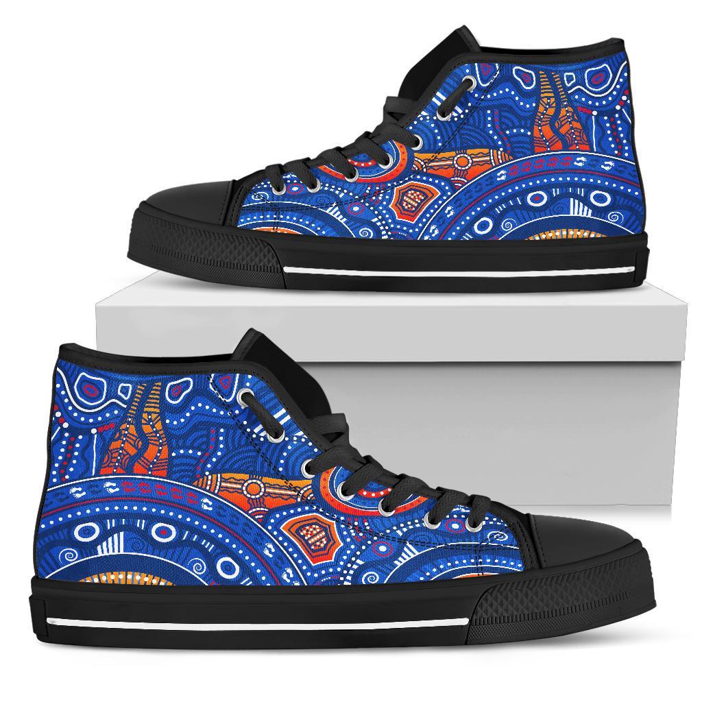aboriginal-high-top-shoe-indigenous-footprint-patterns-blue-color