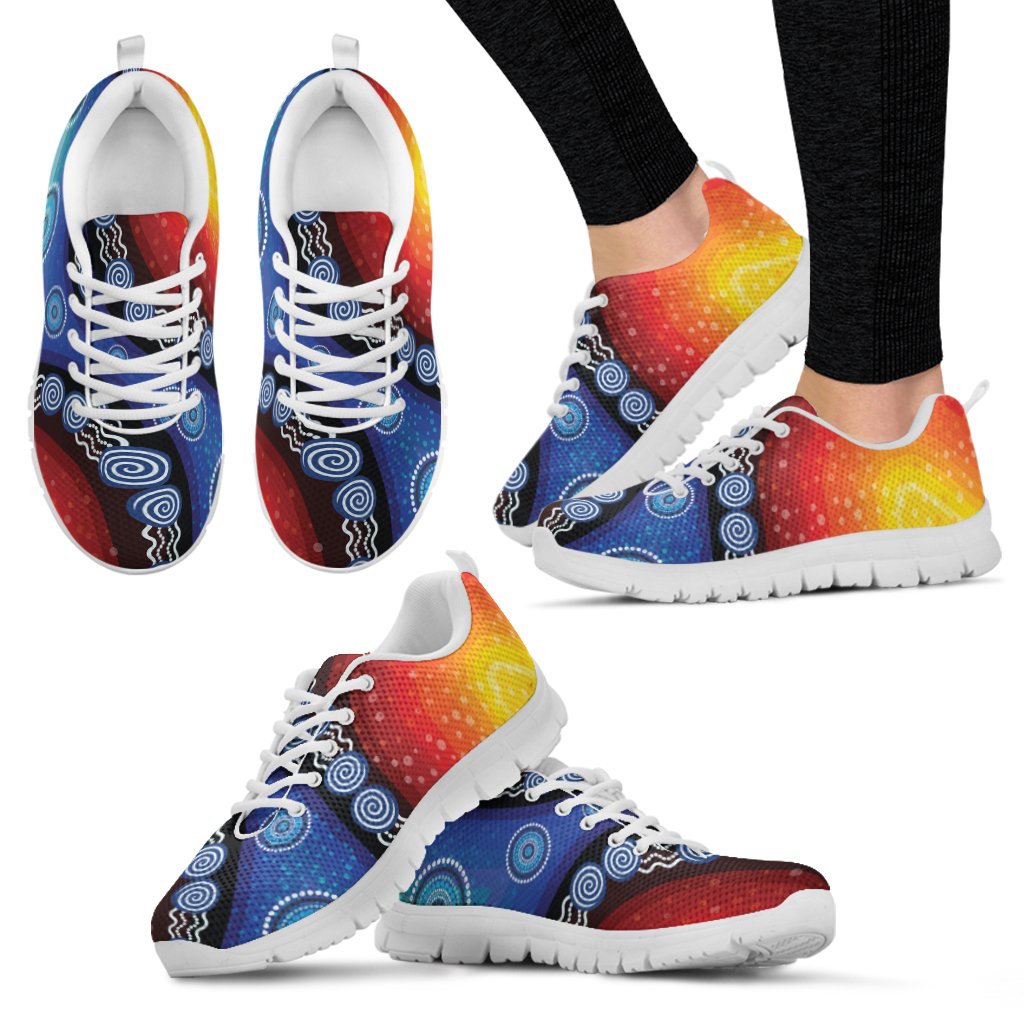 sneaker-aboriginal-color-dot-painting