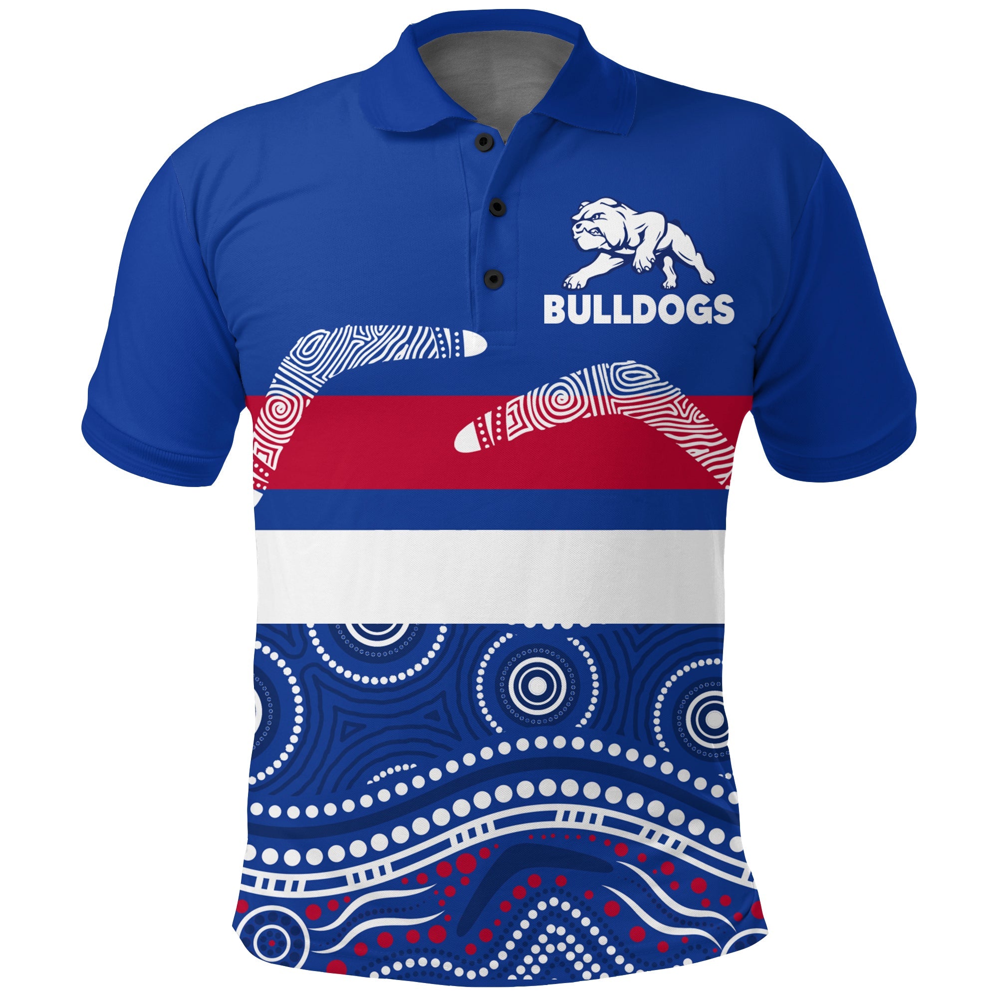 western-bulldogs-polo-shirt-aboriginal-dot-painting