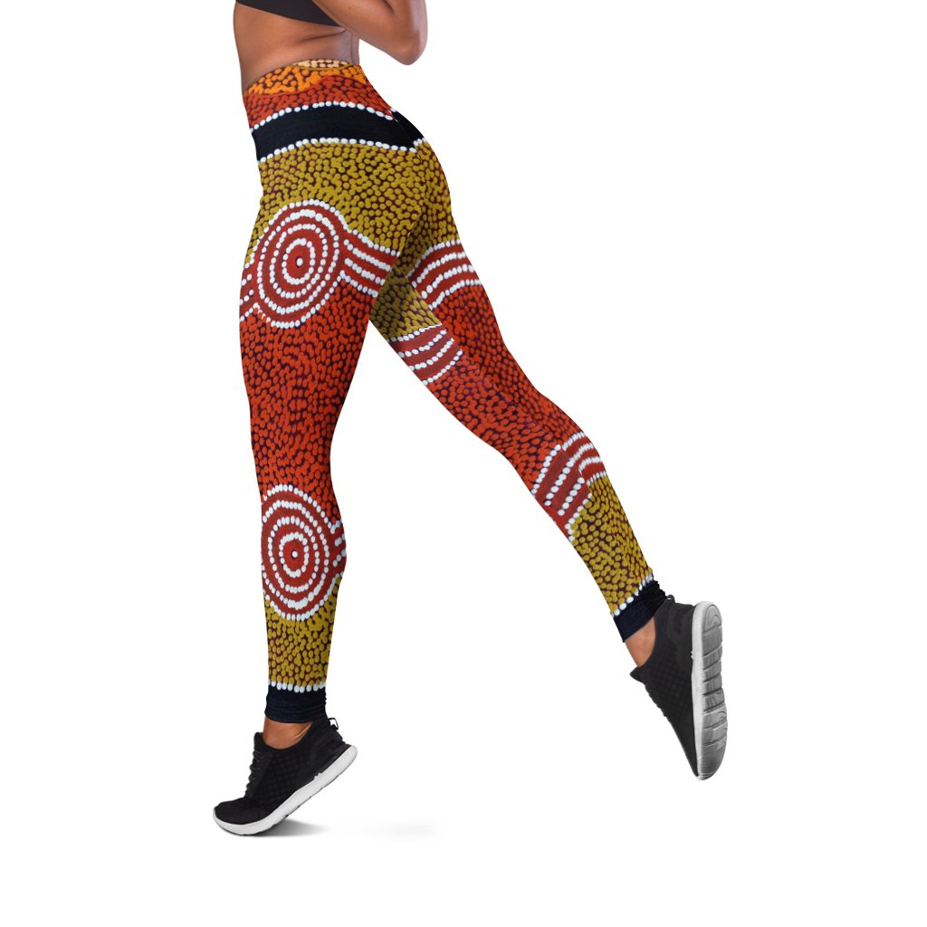 legging-aboriginal-dot-style