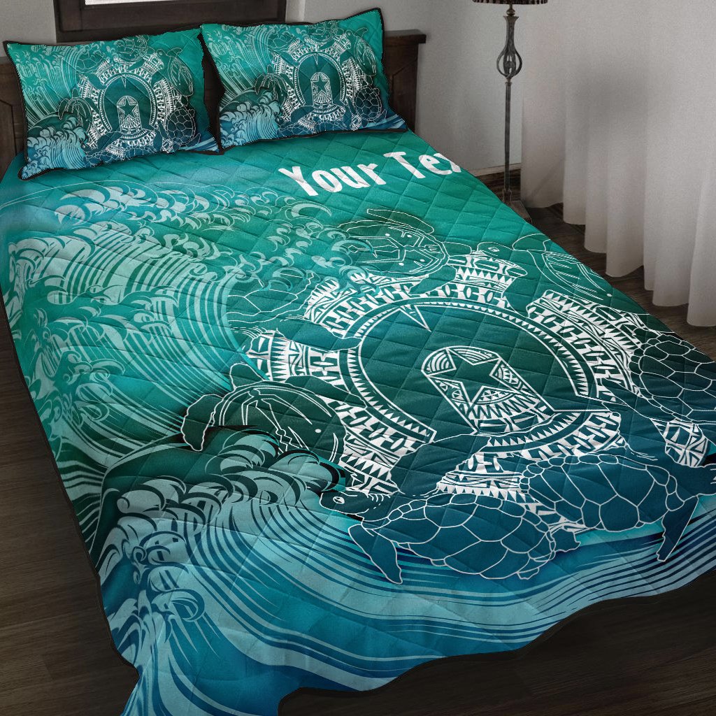custom-aboriginal-quilt-bed-set-torres-strait-islands-in-wave