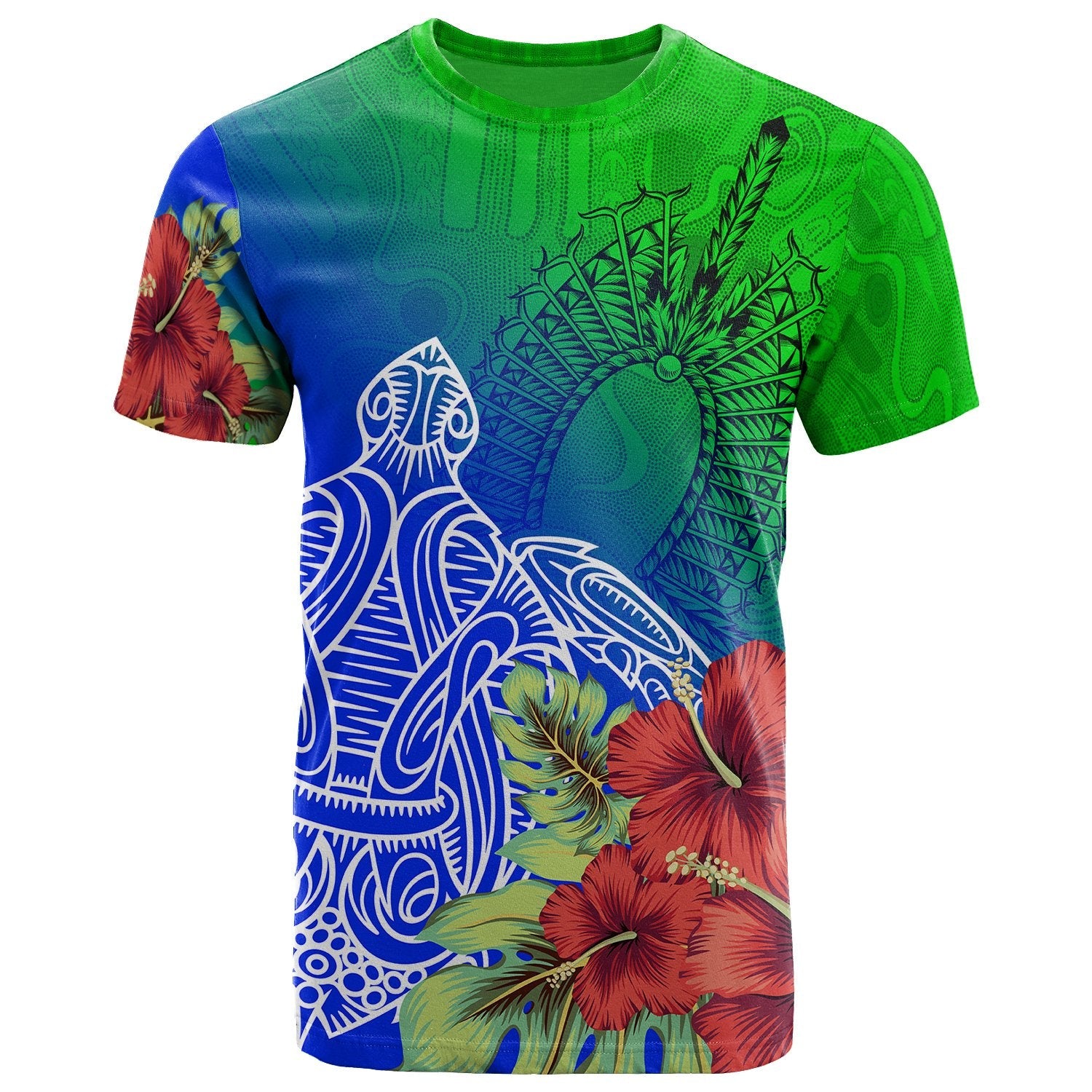 torres-strait-islanders-t-shirt-adults-ocean-hibiscus