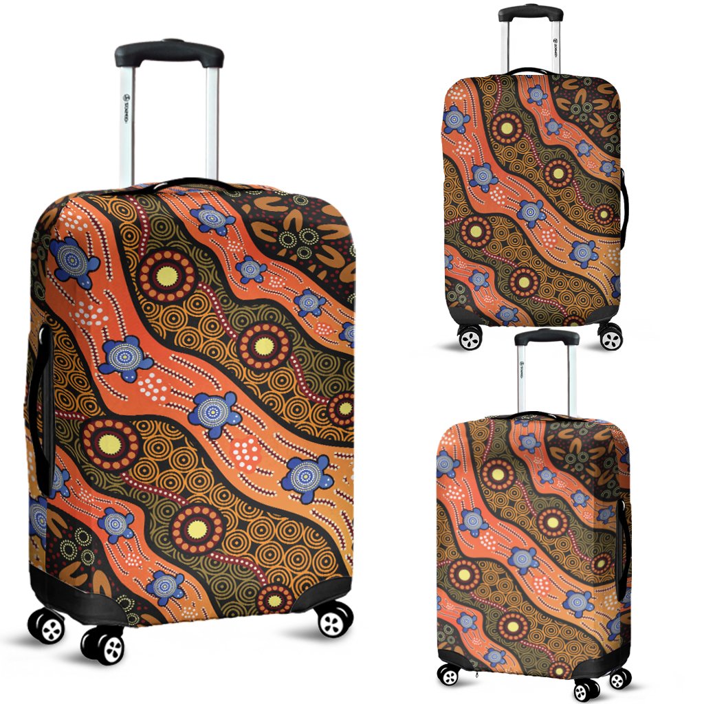 luggage-cover-aboriginal-dot-unique-style-turtle