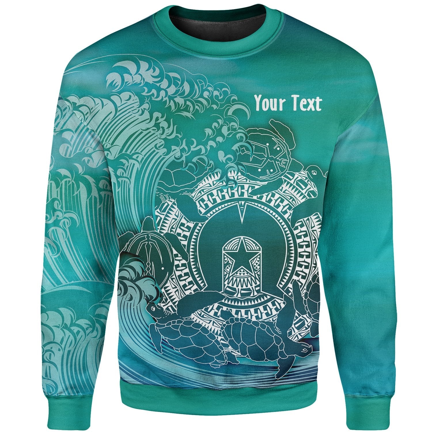 custom-aboriginal-sweaters-torres-strait-islands-in-wave