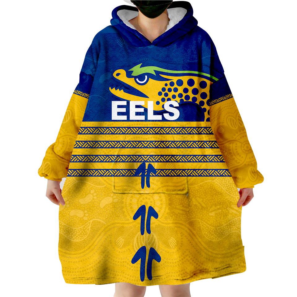 Parramatta Eels Pride Wearable Blanket Hoodie - LT12