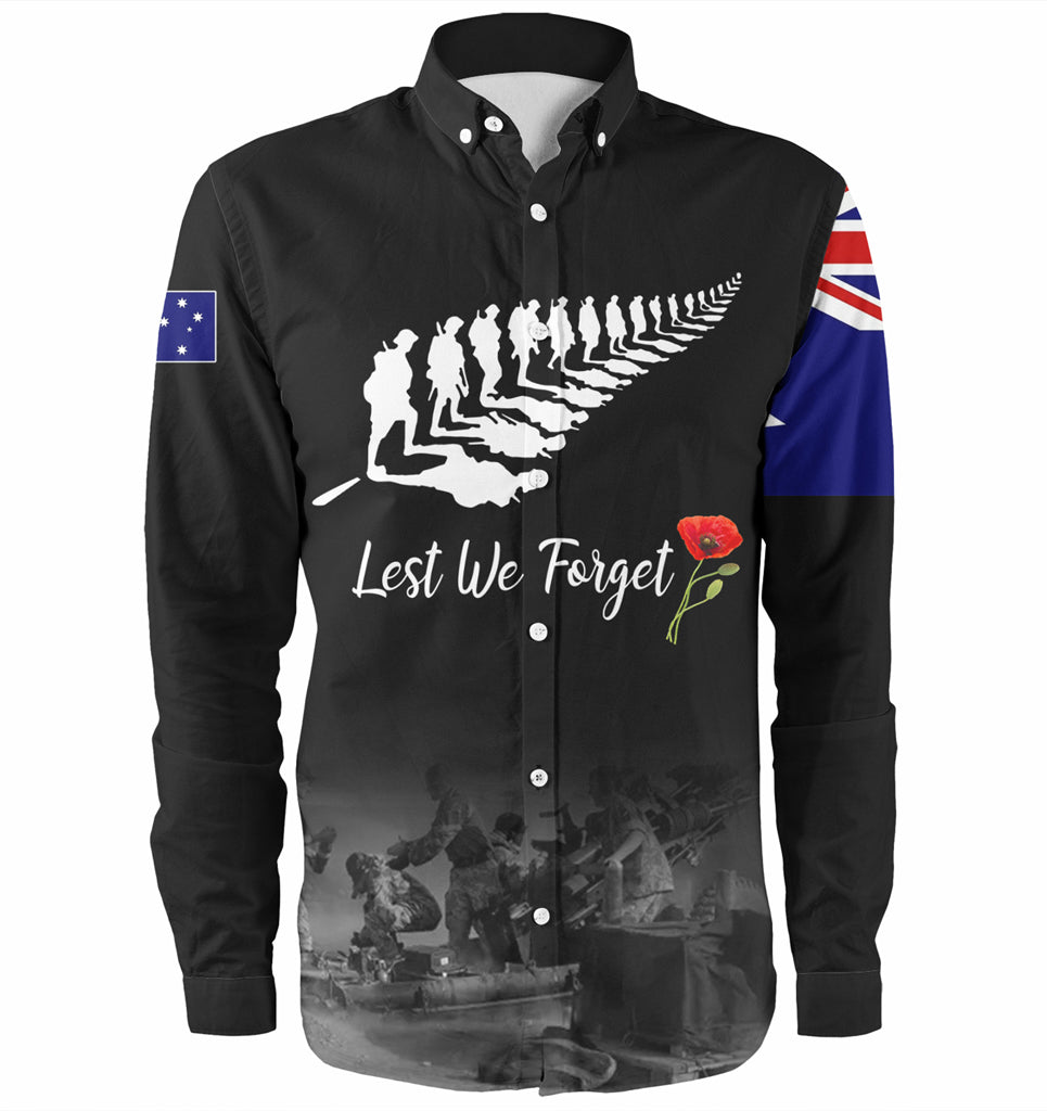 australia-anzac-day-custom-long-sleeve-shirt-stand-for-the-flag-kneel-for-the-fallen-shirt