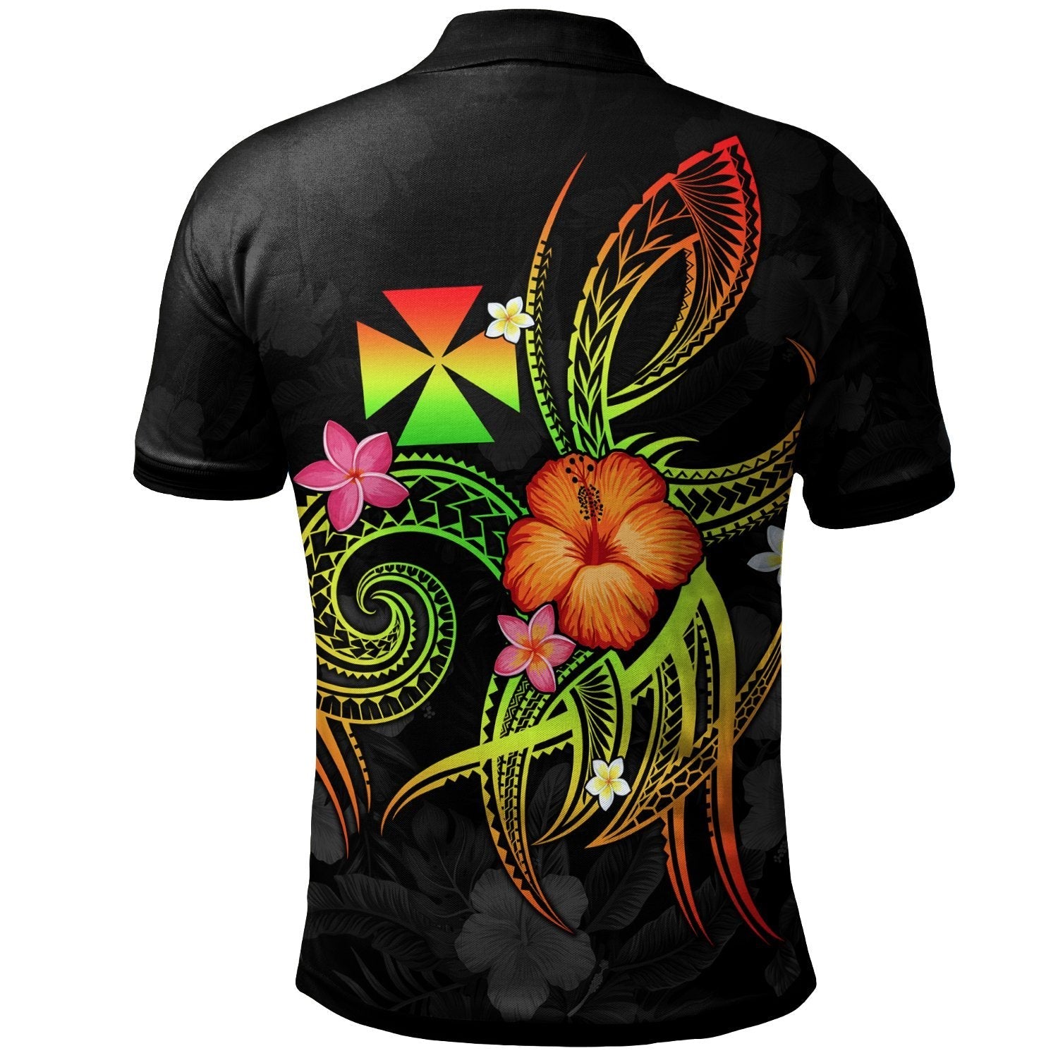 wallis-and-futuna-polynesian-personalised-polo-shirt-legend-of-wallis-and-futuna-reggae