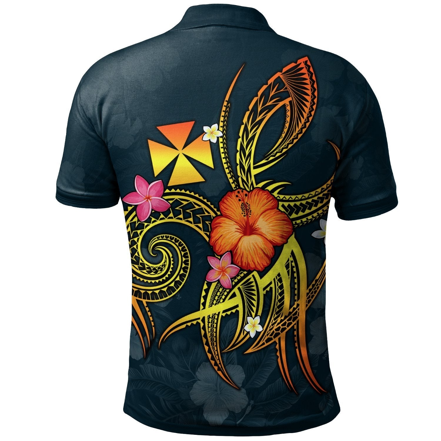 wallis-and-futuna-polynesian-personalised-polo-shirt-legend-of-wallis-and-futuna-blue