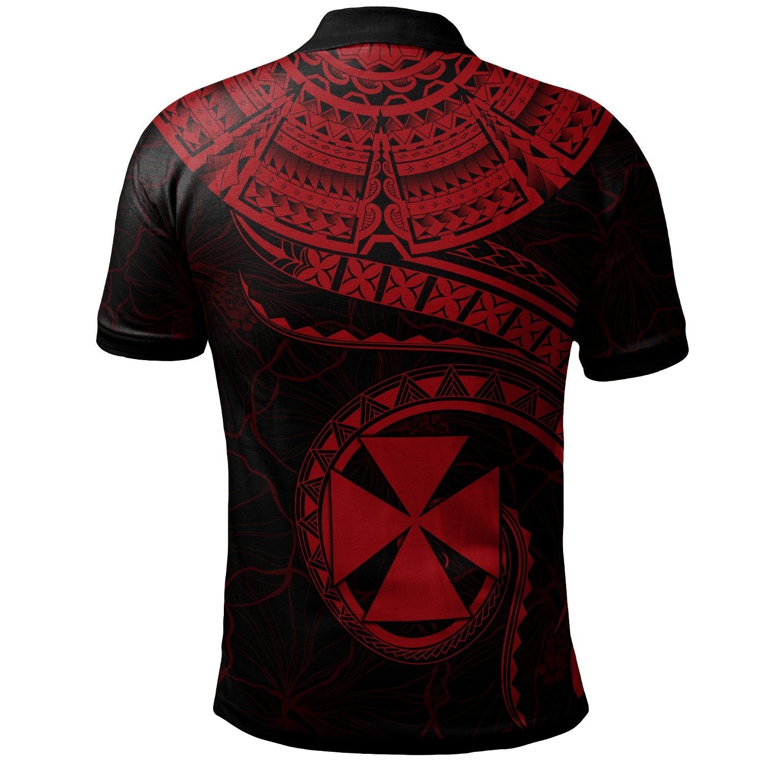 wallis-and-futuna-polynesian-personalised-polo-shirt-wallis-and-futuna-waves-red