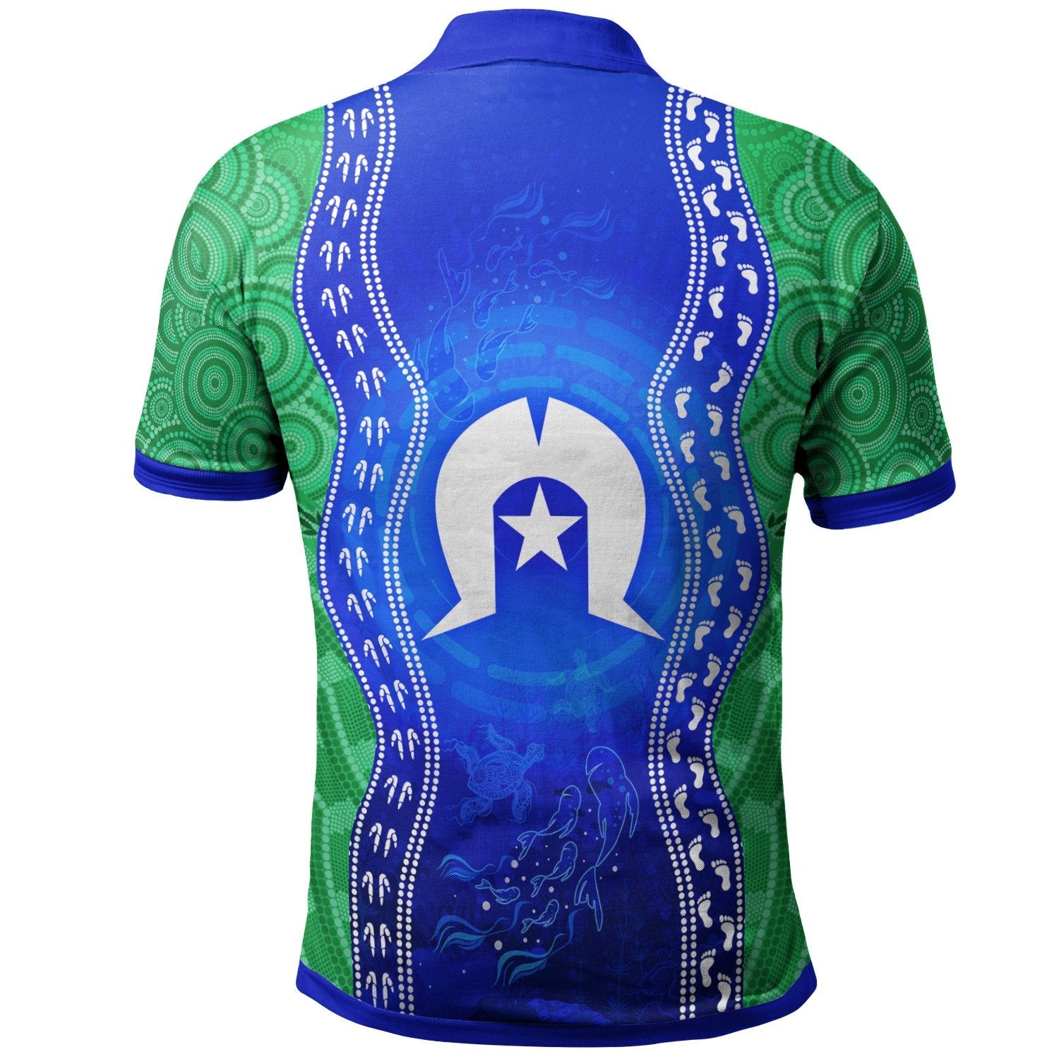 custom-torres-strait-islanders-polo-shirt-torres-symbol-with-aboriginal-patterns
