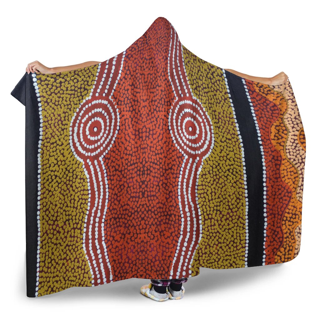hoodie-balmket-aboriginal-dot-style