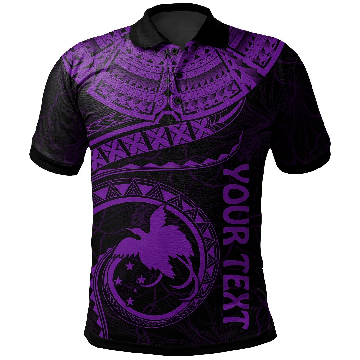 papua-new-guinea-polynesian-personalised-polo-shirt-papua-new-guinea-waves-purple