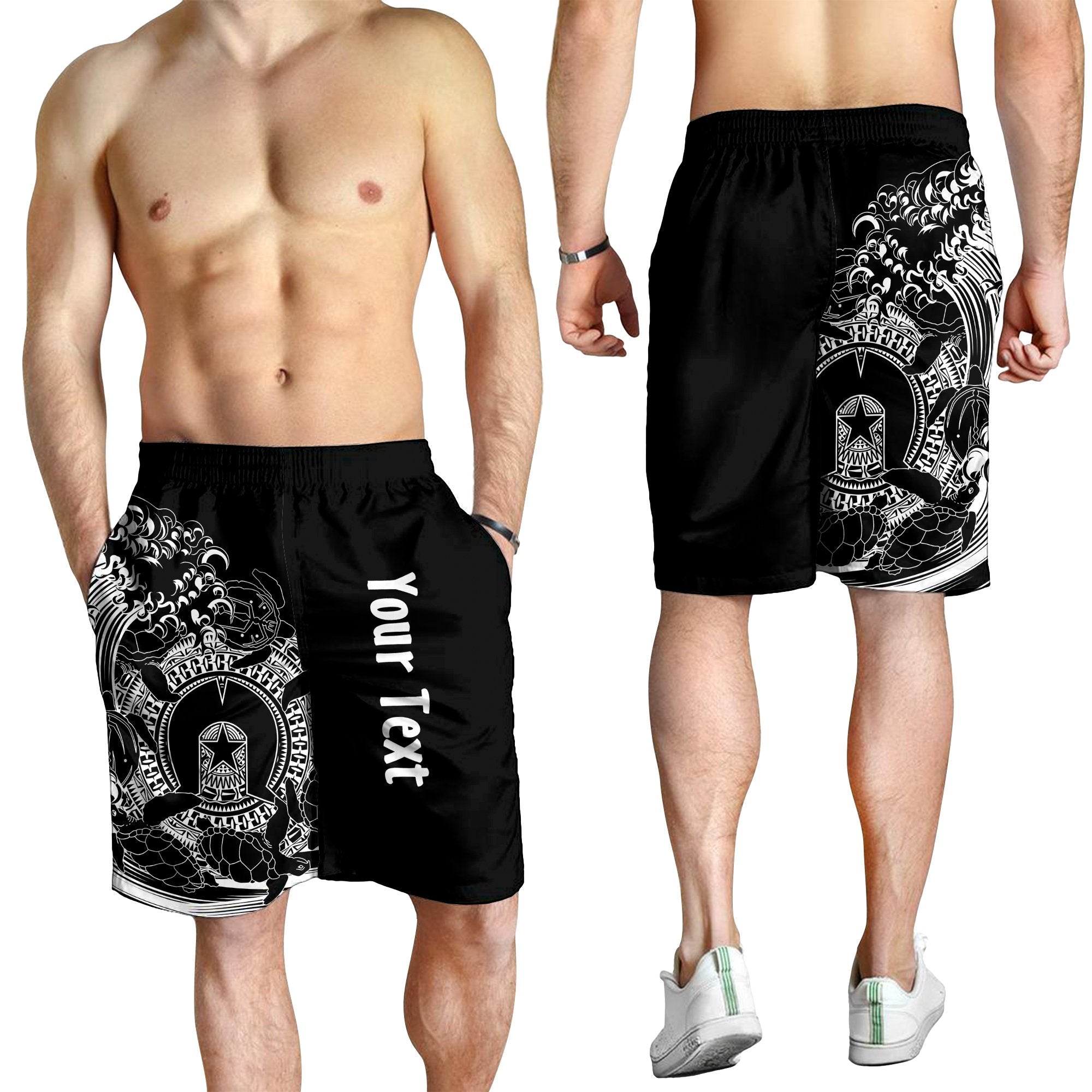 custom-aboriginal-men-shorts-torres-strait-islands-in-wave-black