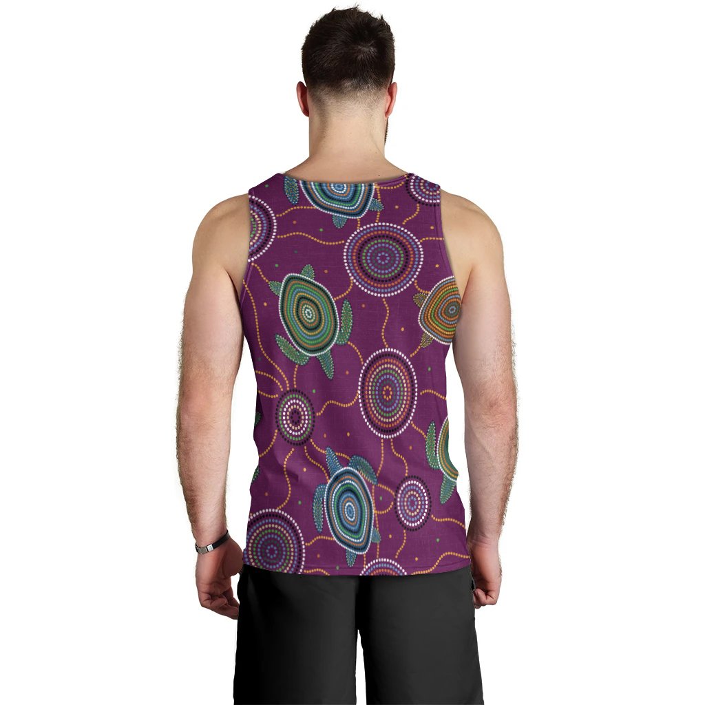 men-tan-top-aboriginal-turtle-purple-australia-dot-patterns