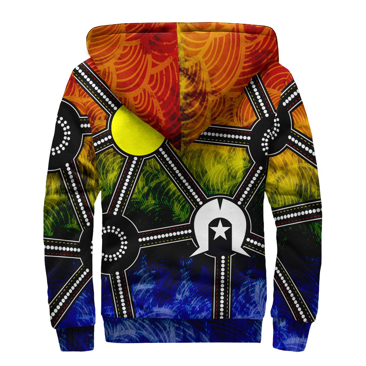 custom-naidoc-week-2021-sherpa-hoodie-aboriginal-geometric-style