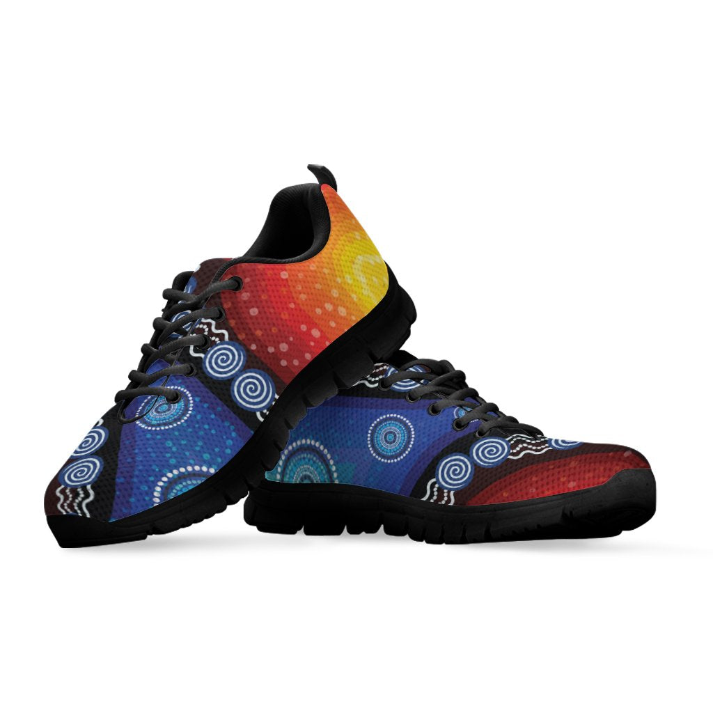 sneaker-aboriginal-color-dot-painting
