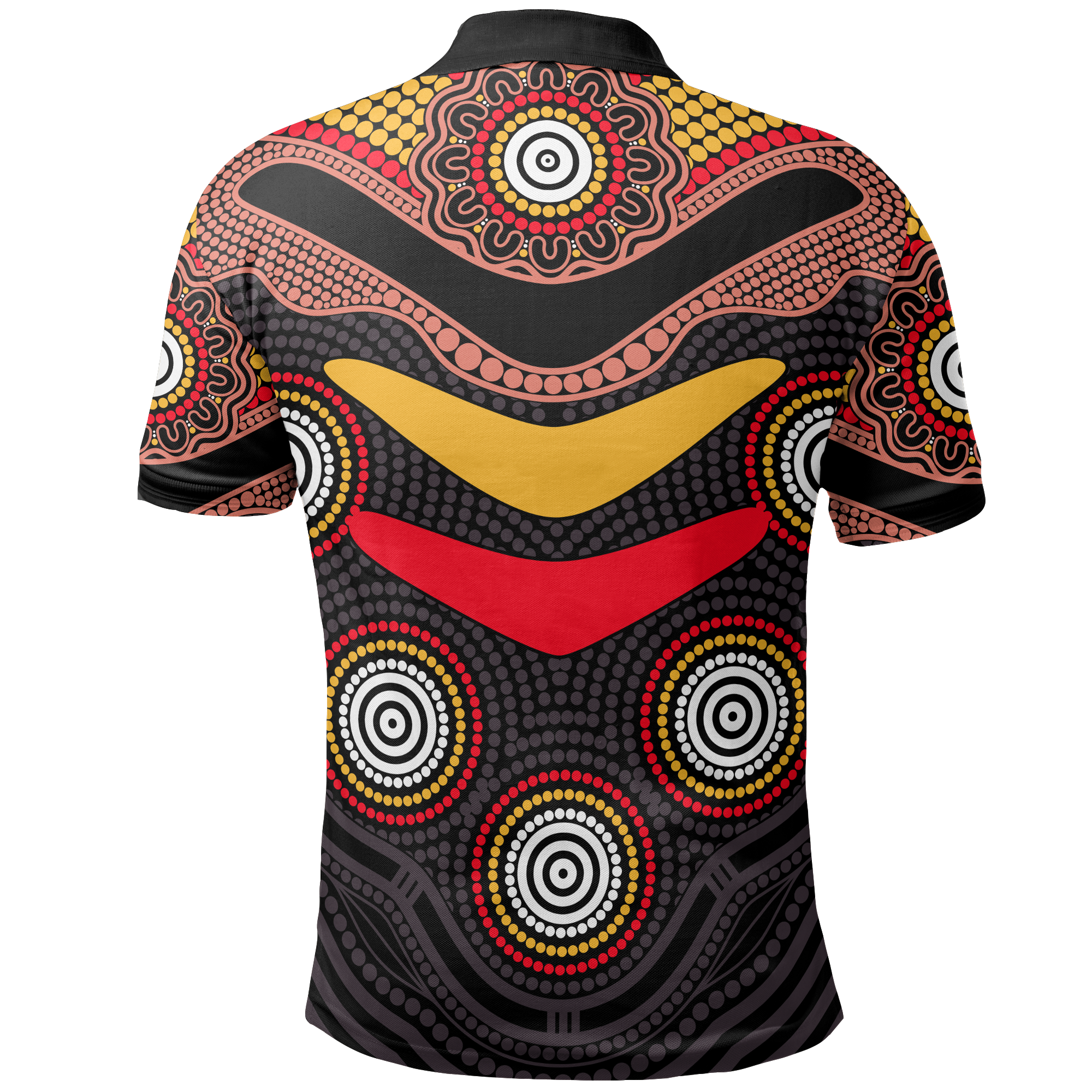 vibe-hoodie-polo-shirt-aboriginal-patterns-shirt-boomerang-style-unisex