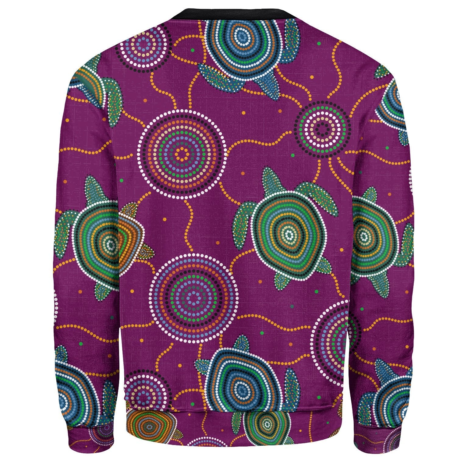 sweater-tshirt-aboriginal-turtle-purple-australia-dot-patterns