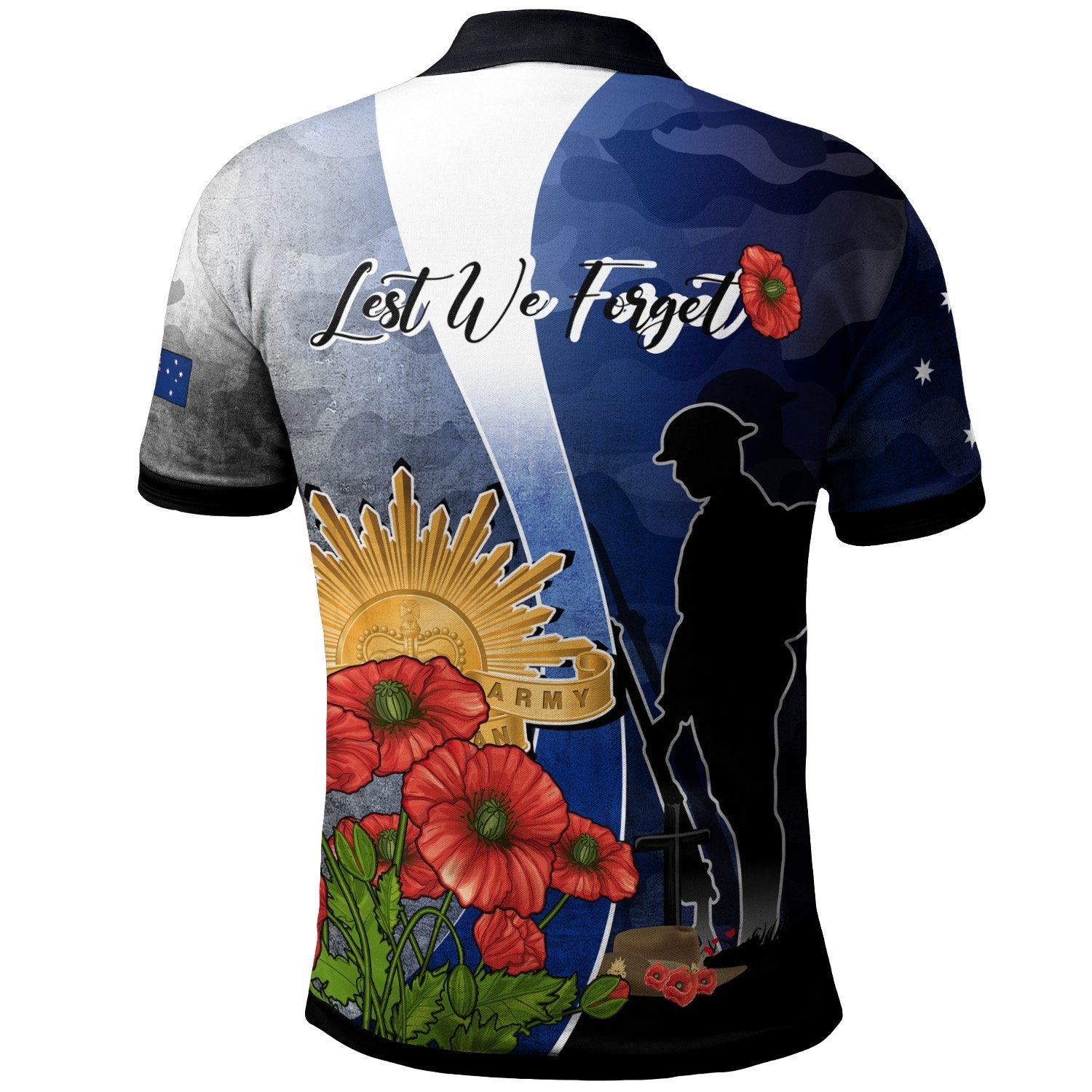 anzac-day-polo-shirt-lest-we-forget-poppy-flower