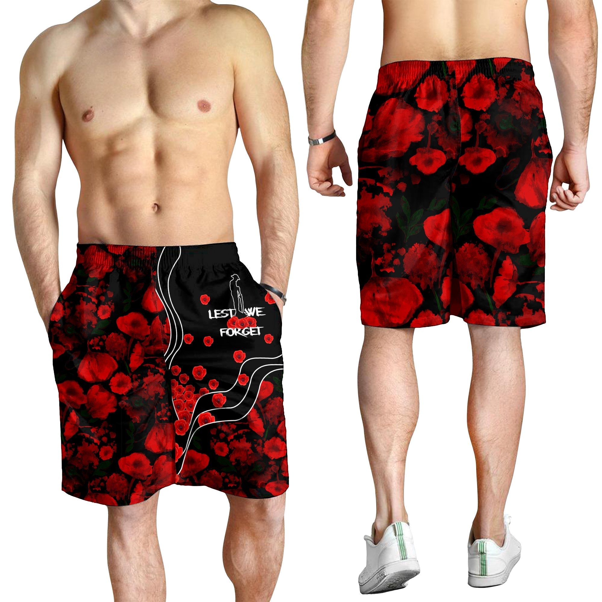 anzac-lest-we-forget-mens-shorts-poppy-flowers