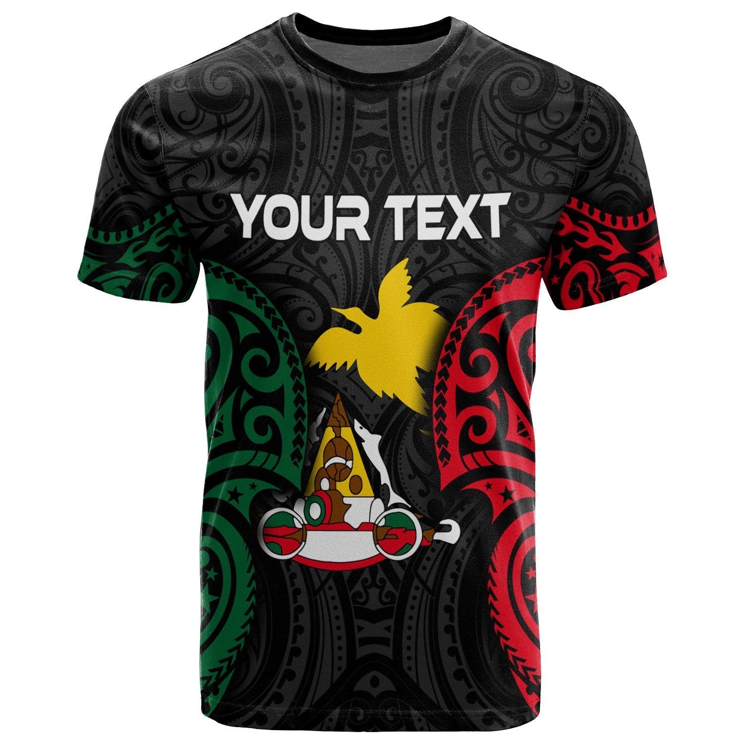 papua-new-guinea-east-sepik-province-polynesian-custom-personalised-t-shirt-spirit-version