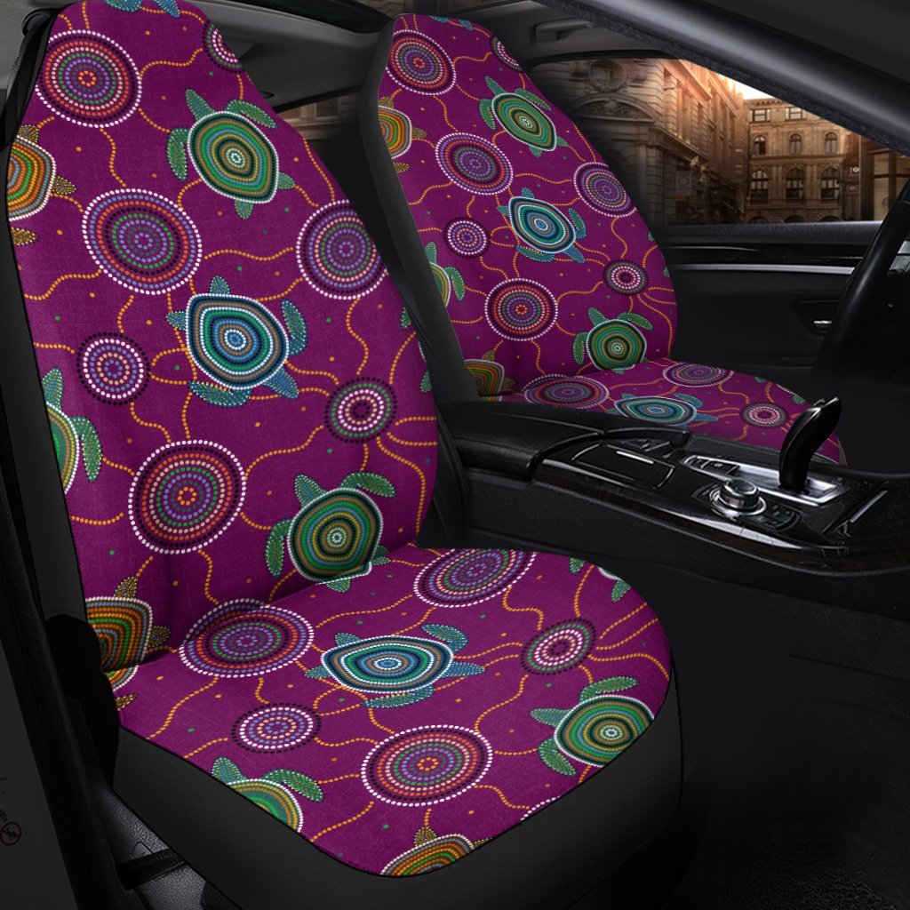 car-seat-cover-aboriginal-turtle-purple-australia-dot-patterns