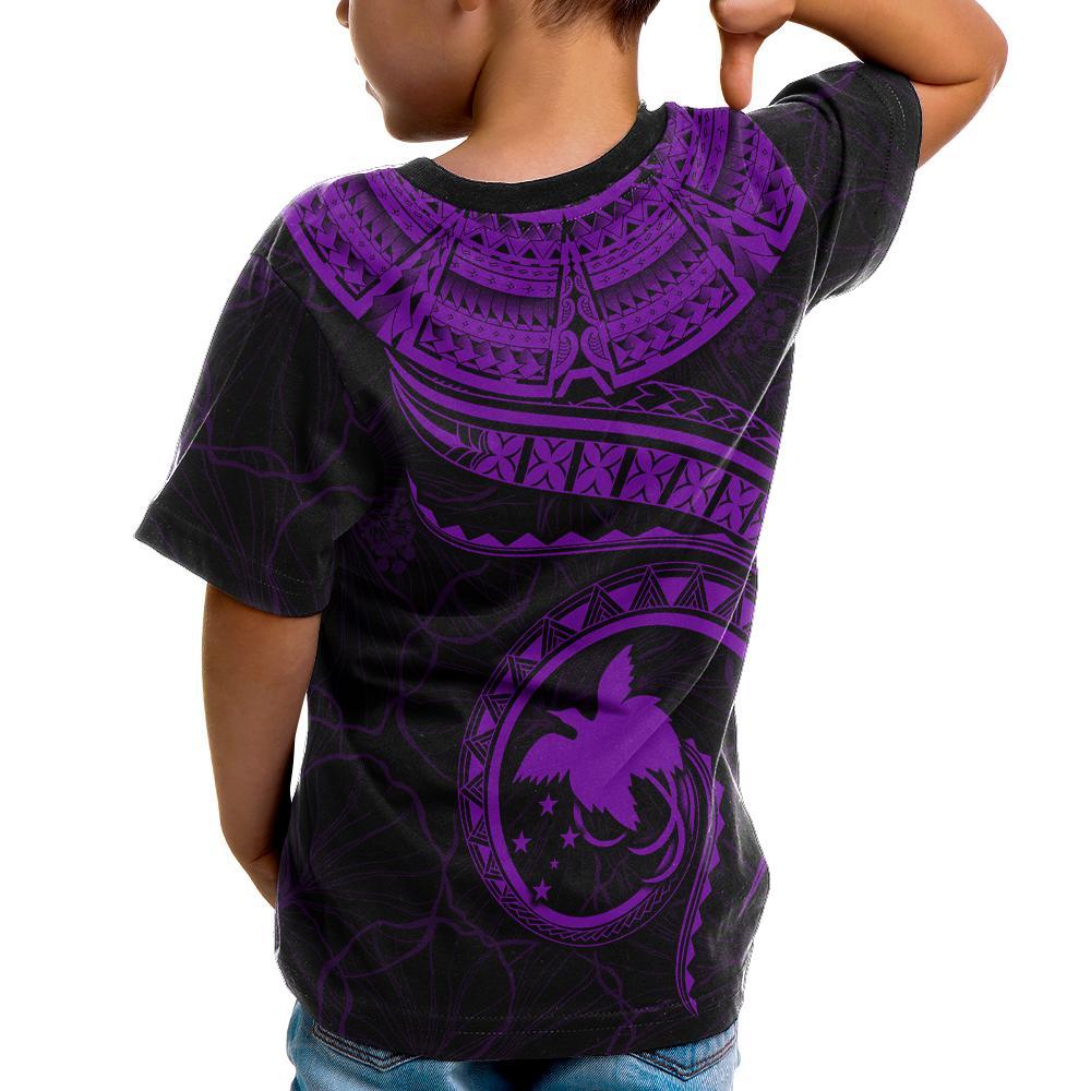 papua-new-guinea-polynesian-personalised-t-shirt-papua-new-guinea-waves-purple