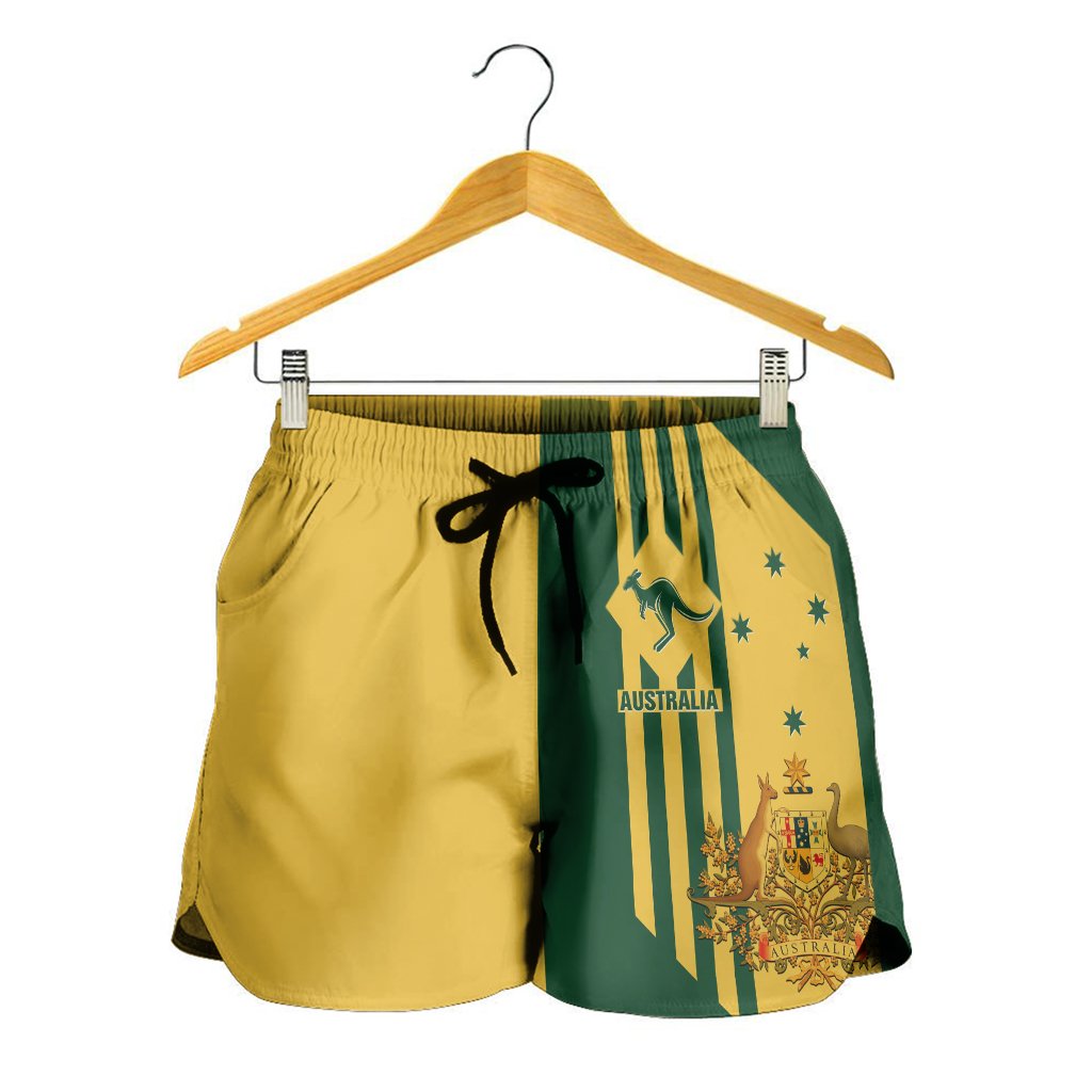 womens-shorts-australia-kangaroo-sign-national-color