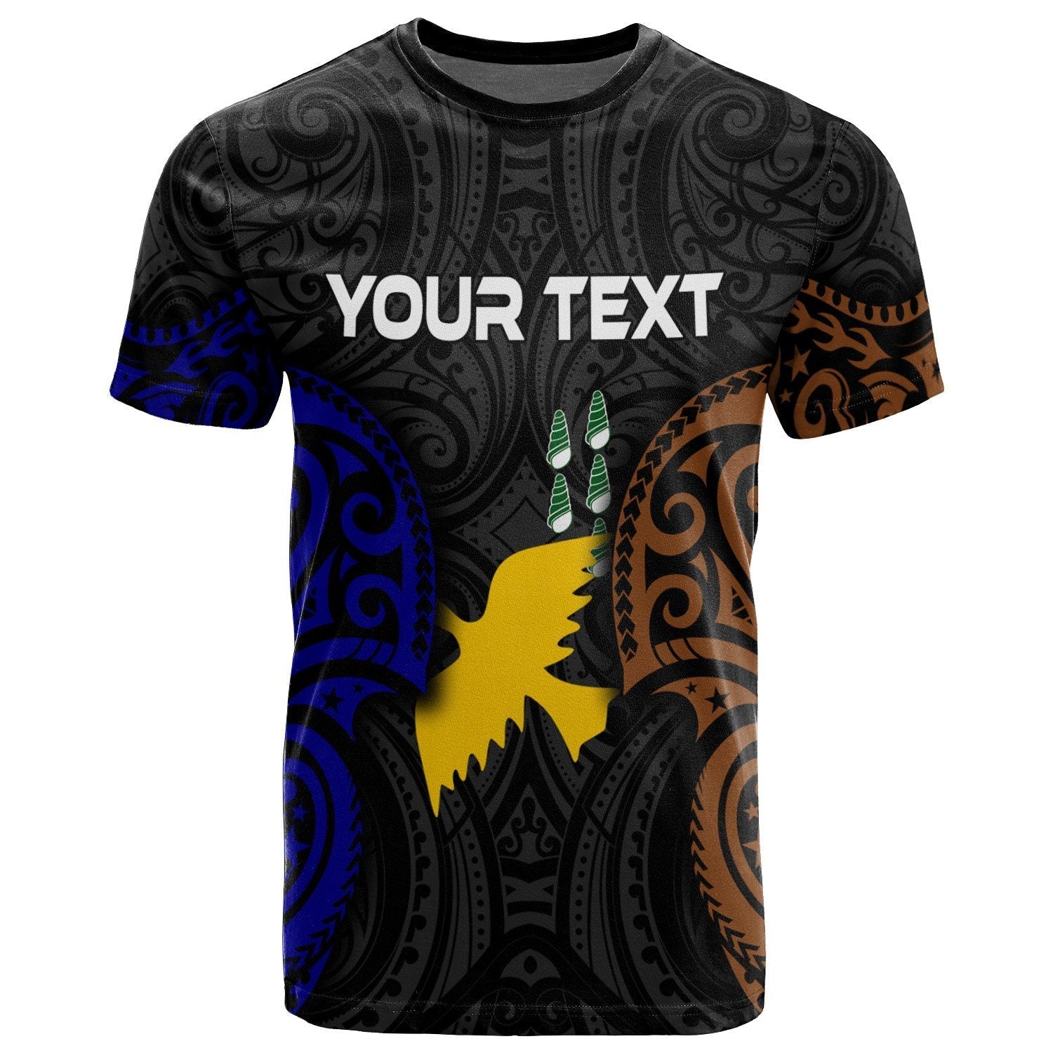 papua-new-guinea-manus-province-polynesian-custom-personalised-t-shirt-spirit-version