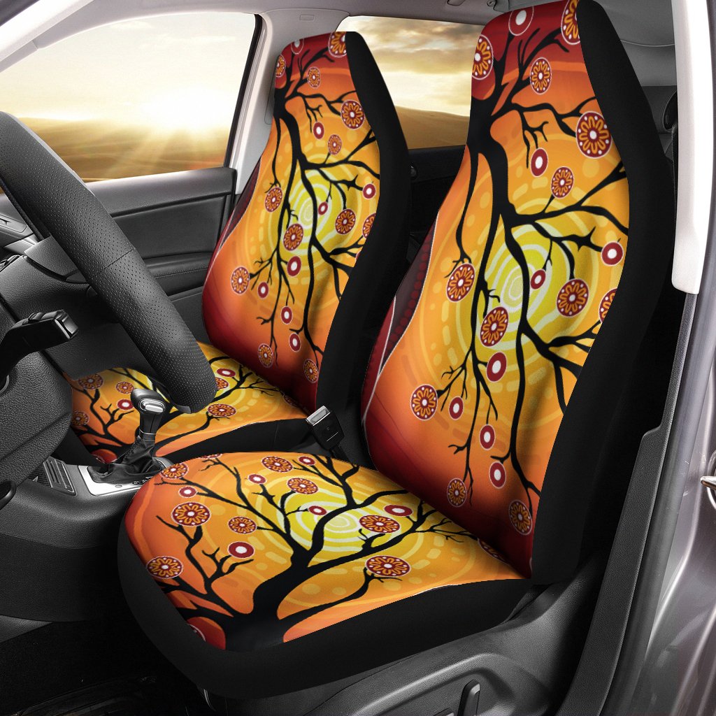 aboriginal-car-seat-covers-tree-in-spring-season