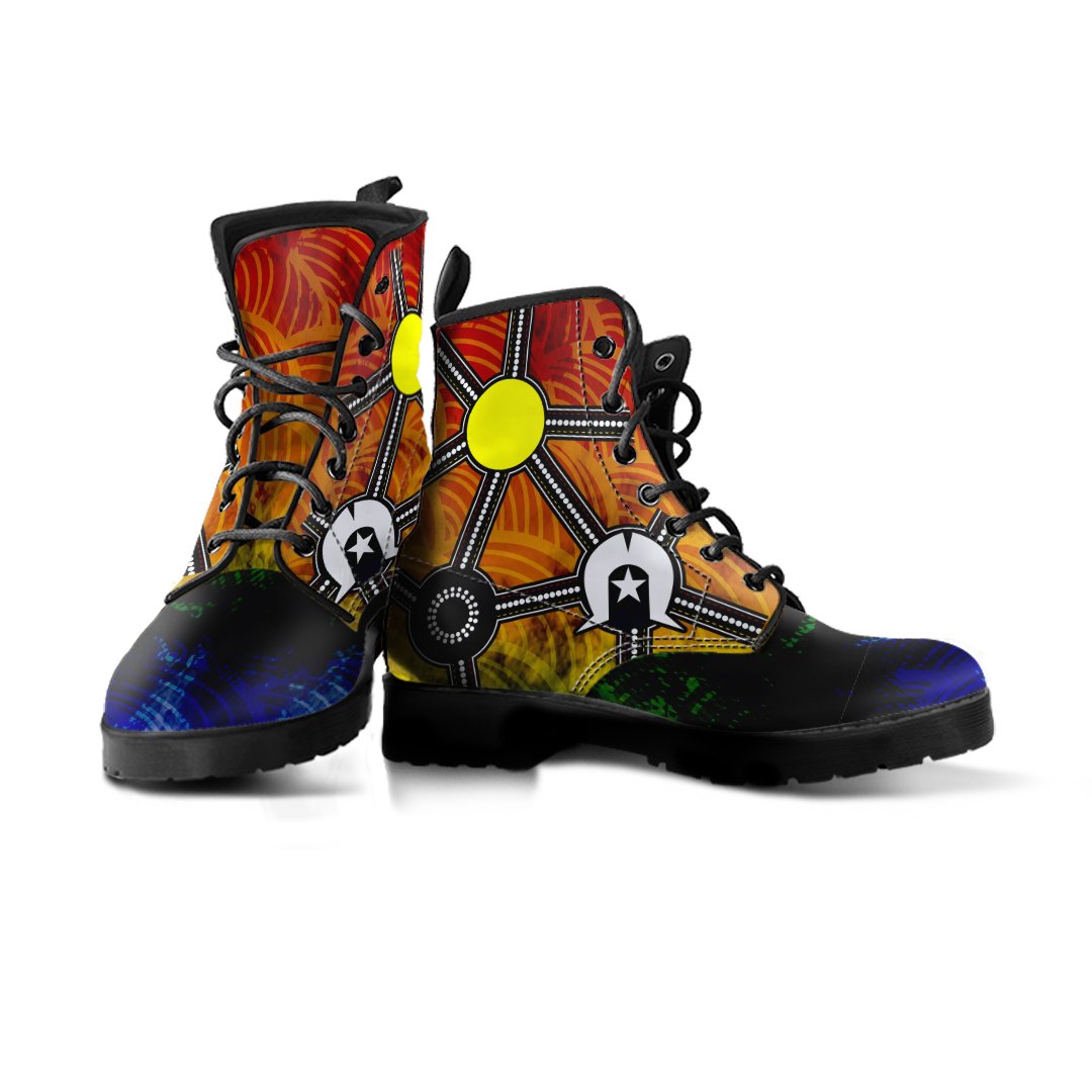 naidoc-week-2021-leather-boots-aboriginal-geometric-style