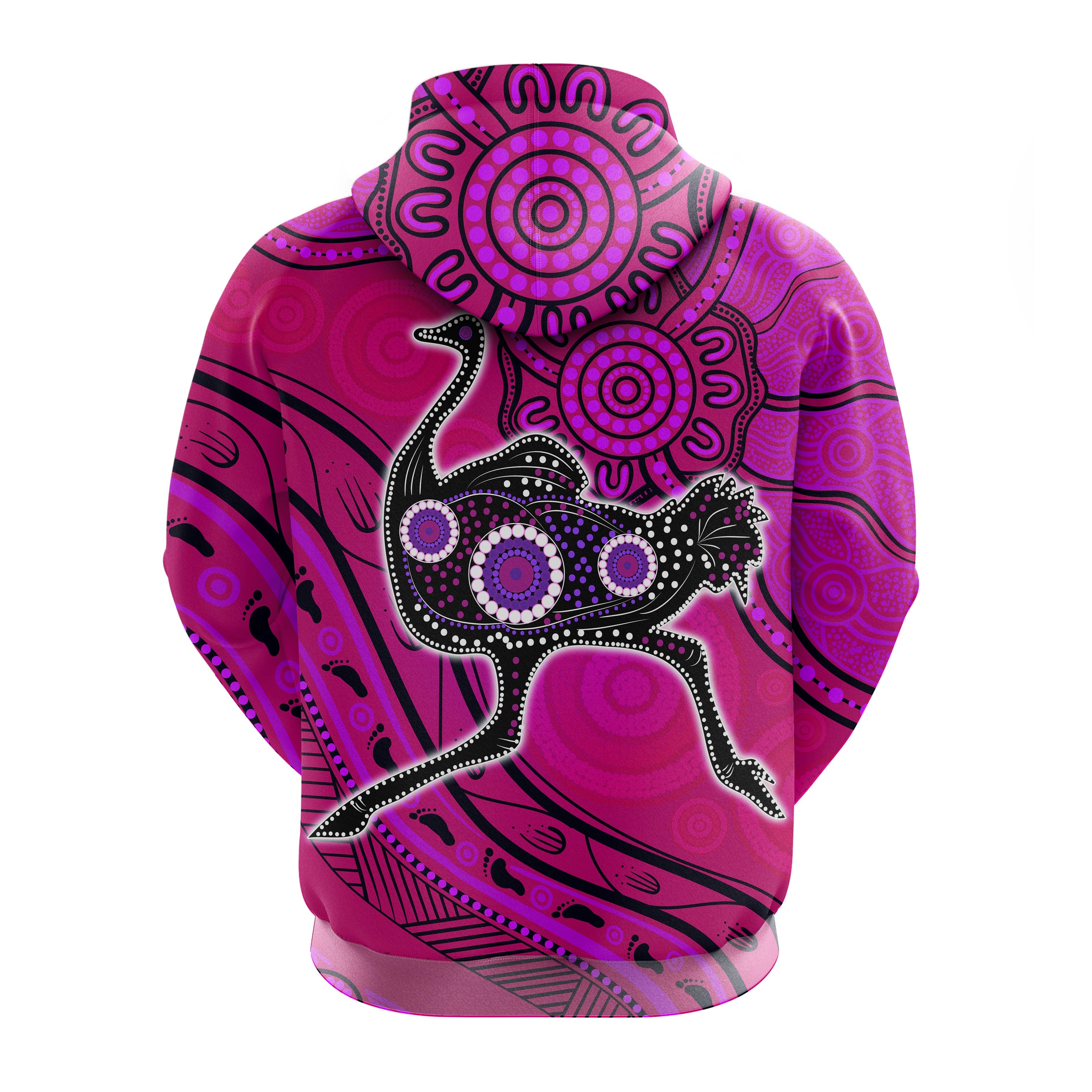 aboriginal-naidoc-week-2021-purple-turtle-ostrich-zip-hoodie-lt20