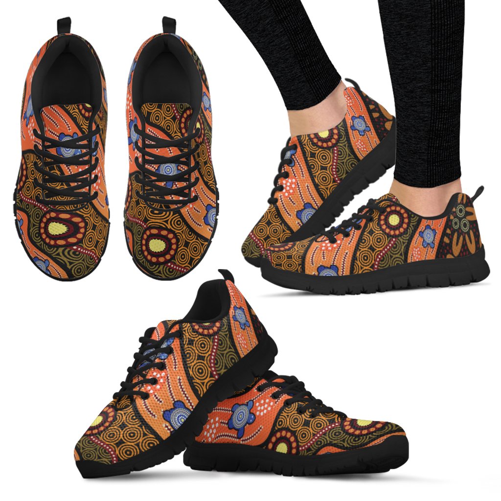 sneaker-aboriginal-dot-unique-style-turtle