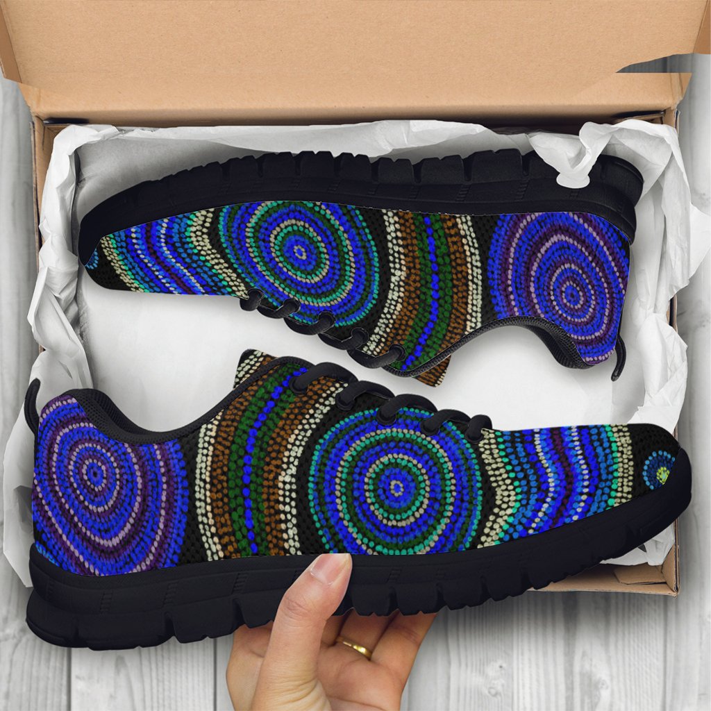 sneaker-aboriginal-dot-unique-style-blue