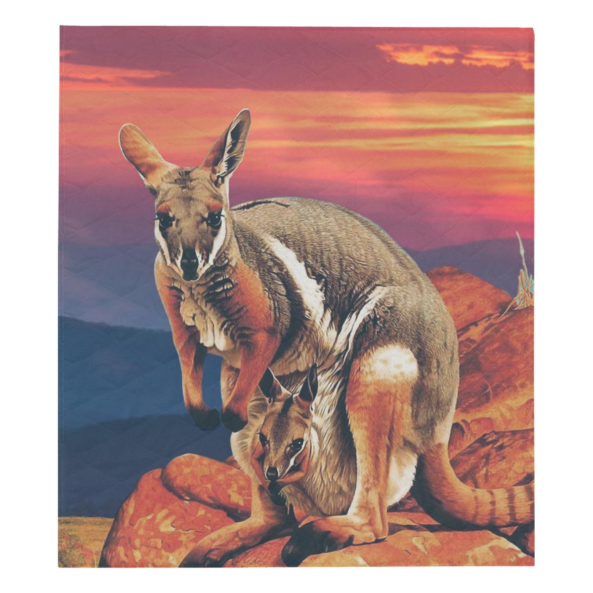 quilt-kangaroo-quilt-family-sunset