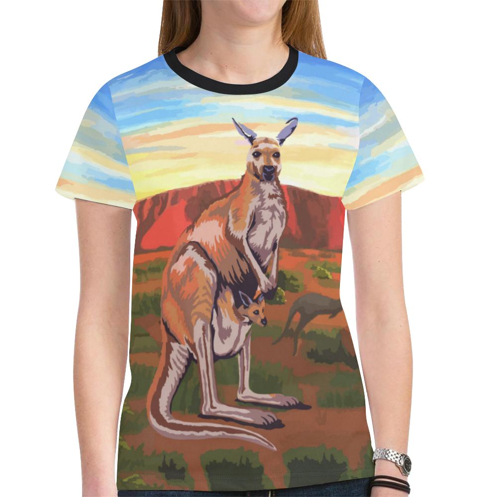 australia-t-shirt-kangaroo-t-shirt-uluru-landscape-art