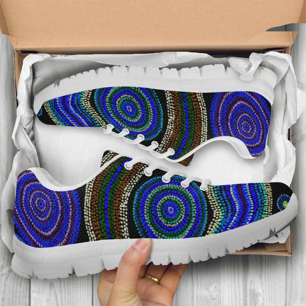 sneaker-aboriginal-dot-unique-style-blue