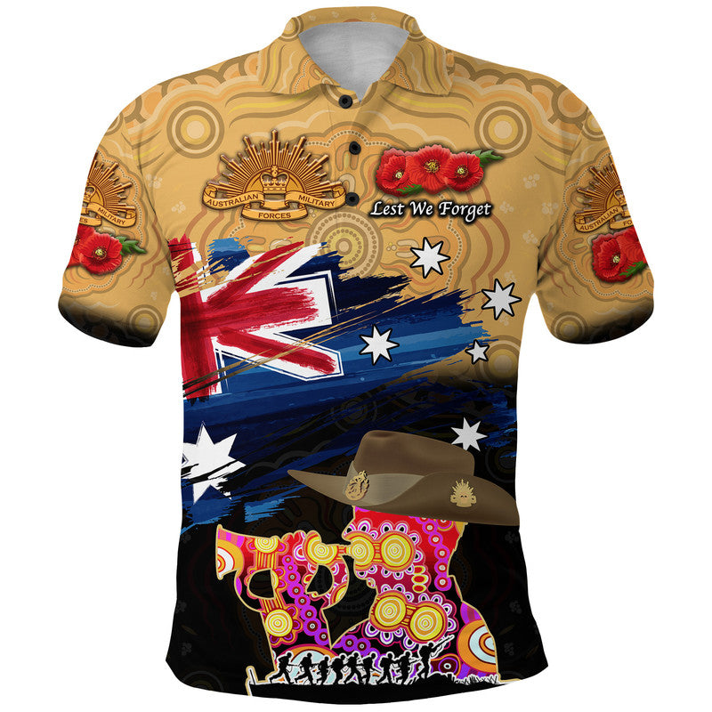 australia-aboriginal-anzac-polo-shirt-remembrance-vibes-gold